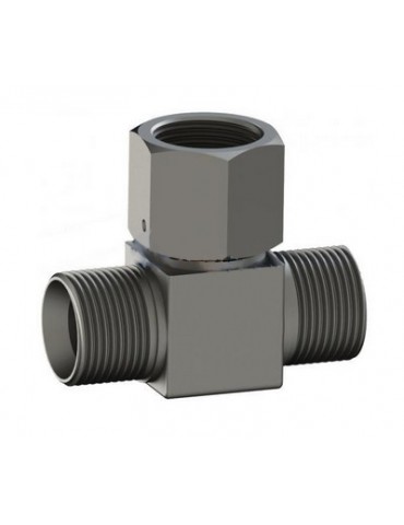 Racor TE cuadrada macho fijo hembra giratoria | Velfair