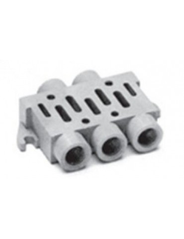 Sub-base individual ISO-1 conex. laterales G1/4" (BF-1061) | Velfair