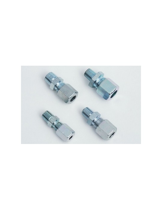 Racor DIN tuerca y anillo rosca macho 3/8" bsp