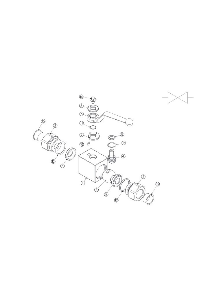 Válvula Hidráulica 2 Vías Partes