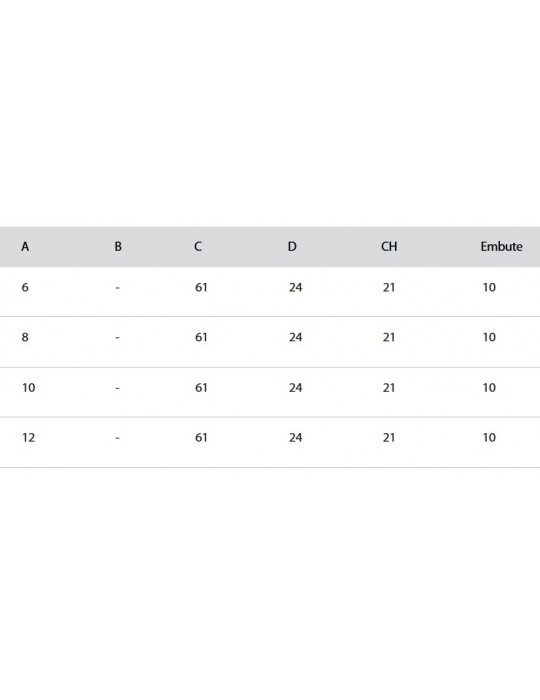 Enchufe Universal con espiga (para manguera) | Velfair